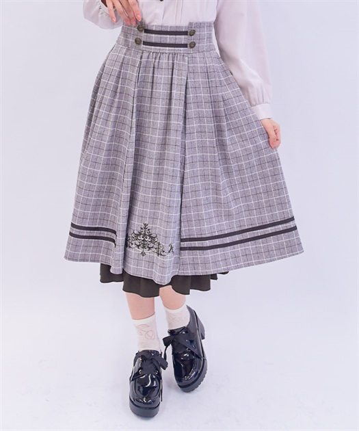 ハイウエストチェック柄スカート | outlet | axes femme online shop ハイウエストチェック柄スカート | outlet | axes femme online shop
