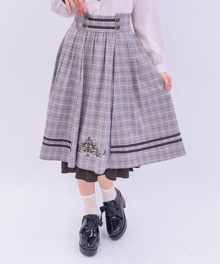ハイウエストチェック柄スカート | axes femme | axes femme ハイウエストチェック柄スカート | axes femme | axes femme