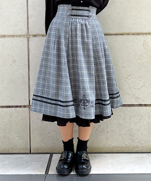 ハイウエストチェック柄スカート | axes femme | axes femme ハイウエストチェック柄スカート | axes femme | axes femme
