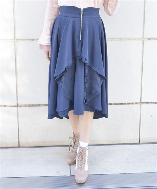 ジップ付イレヘムスカート | レディース服・レディース ジップ付イレヘムスカート | レディース服・レディース