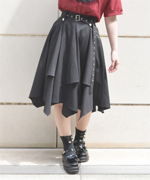 ボリューム×アシメヘムスカート | 衣料 | axes femme online shop ボリューム×アシメヘムスカート | 衣料 | axes femme online shop