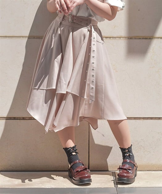 ボリューム×アシメヘムスカート | 衣料 | axes femme online shop ボリューム×アシメヘムスカート | 衣料 | axes femme online shop