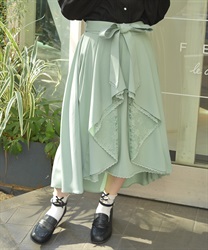 レース×フリルスカート(ミント-F)