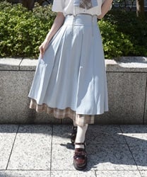 カトラリージップスカート(サックス-F)