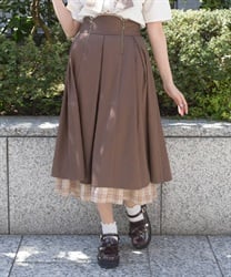 カトラリージップスカート(茶-F)