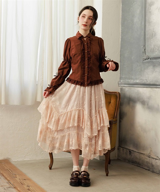 レースフリルスカート【予約】