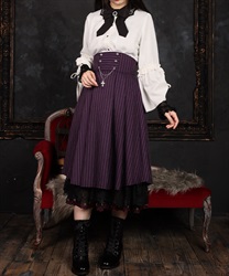 クロス×ハイウエストスカート【WEB先行販売】(パープル-F)