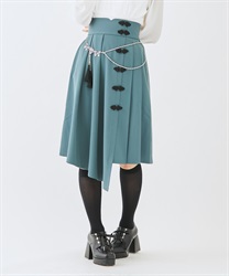 チャイナボタンアシメスカート | outlet | axes femme online shop チャイナボタンアシメスカート | outlet | axes femme online shop