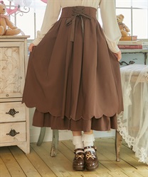 裾スカラップスカート | レディース服・レディースファッション 裾スカラップスカート | レディース服・レディースファッション