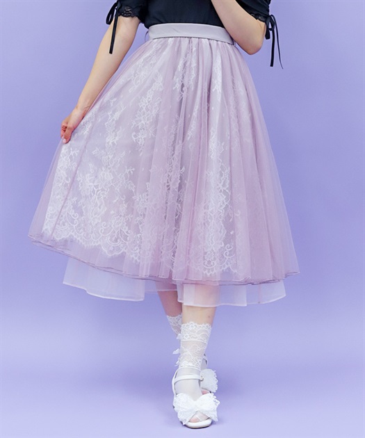 レース×チュールスカート | レディース服・レディース レース×チュールスカート | レディース服・レディース