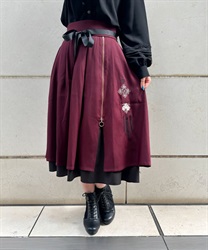 チャイナ刺繍ジップ付スカート | outlet | axes femme online shop チャイナ刺繍ジップ付スカート | outlet | axes femme online shop