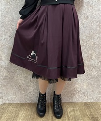 猫×メッセージ刺繍スカート | outlet | axes femme online shop 猫×メッセージ刺繍スカート | outlet | axes femme online shop