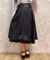 刺繍入りベルト装飾スカート【期間限定価格】 | outlet | axes 刺繍入りベルト装飾スカート【期間限定価格】 | outlet | axes
