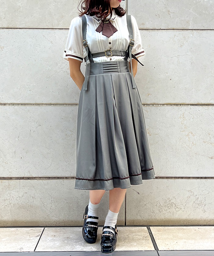 ベルトデザインサス付きスカート | axes femme | axes femme ベルトデザインサス付きスカート | axes femme | axes femme