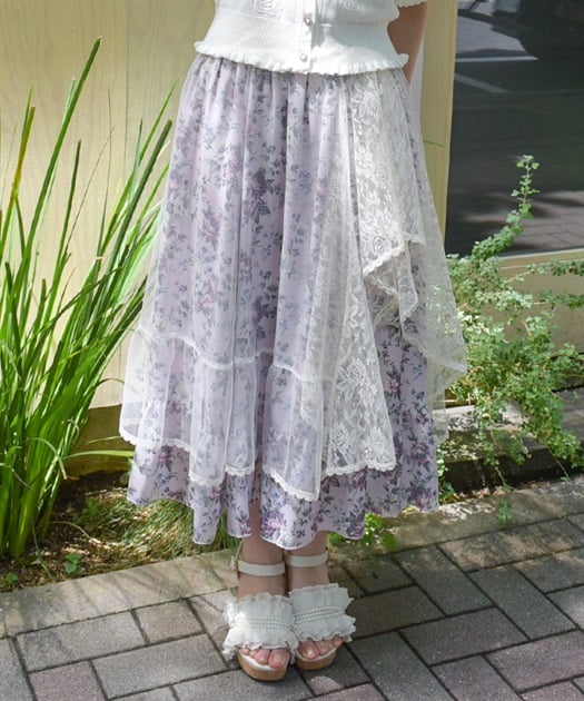 マルチWAYレース花柄スカート | outlet | axes femme online shop マルチWAYレース花柄スカート | outlet | axes femme online shop
