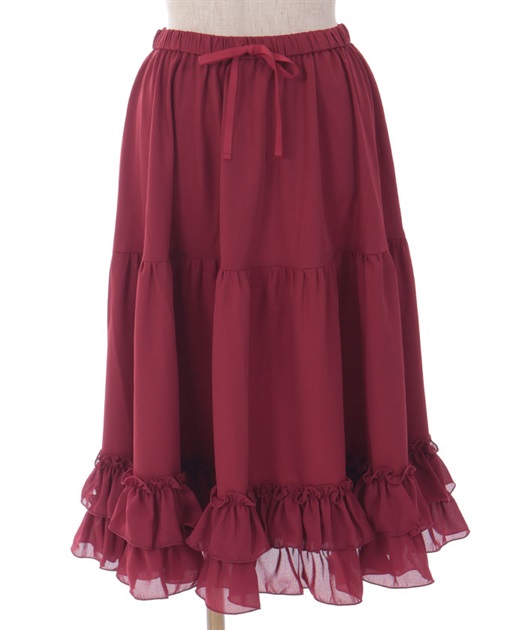 ミディフリルペチスカート | kawaii | axes femme online shop ミディフリルペチスカート | kawaii | axes femme online shop