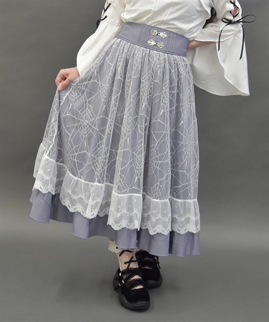 ダークロマンスロングスカート | POETIQUE | axes femme online shop