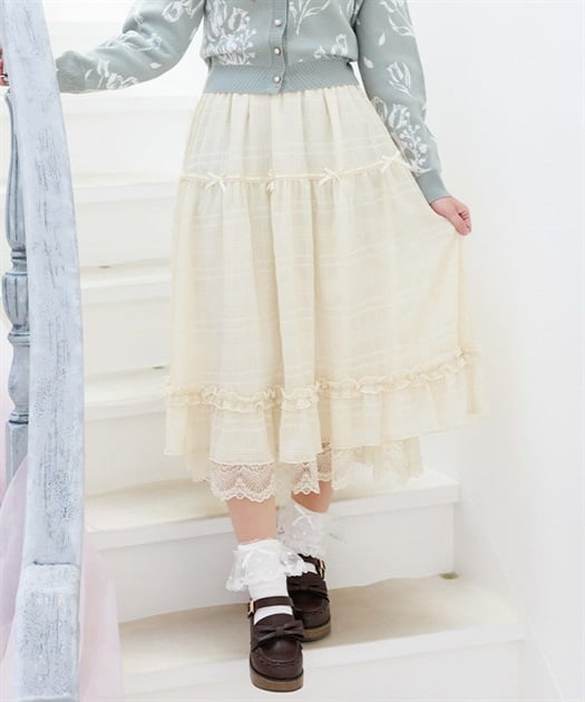 シアーチェックティアードスカート | レディース服・レディース シアーチェックティアードスカート | レディース服・レディース