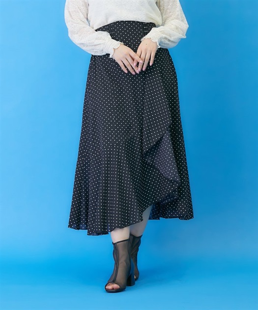 ハイウエストフリルロングスカート【期間限定価格】 | outlet ハイウエストフリルロングスカート【期間限定価格】 | outlet