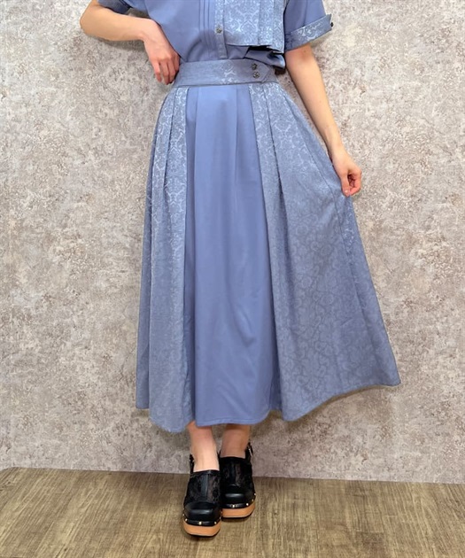 ジャカード切替スカート | outlet | axes femme online shop ジャカード切替スカート | outlet | axes femme online shop