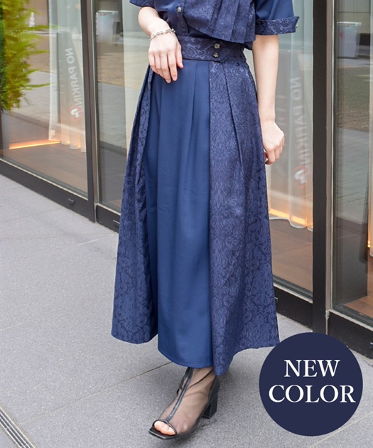 ジャカード切替スカート | 衣料 | axes femme online shop ジャカード切替スカート | 衣料 | axes femme online shop