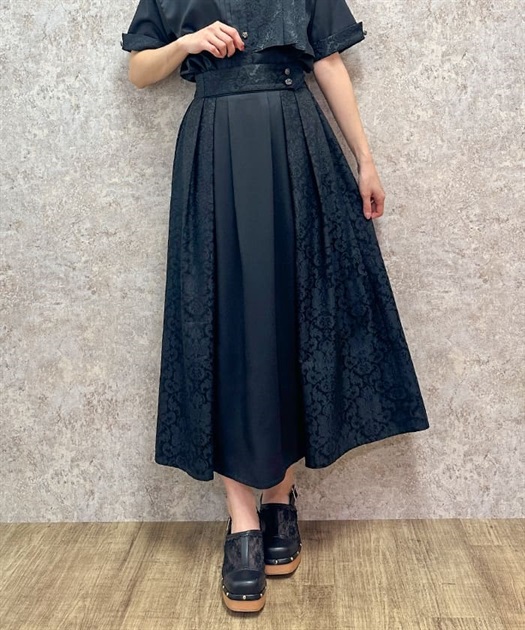 ジャカード切替スカート | outlet | axes femme online shop ジャカード切替スカート | outlet | axes femme online shop