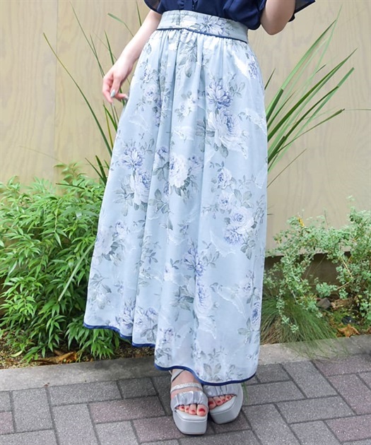 花柄シアージャカードスカート【期間限定価格】 | outlet | axes 花柄シアージャカードスカート【期間限定価格】 | outlet | axes