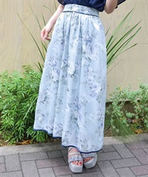 花柄シアージャカードスカート | レディース服・レディース