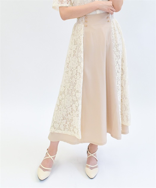 サイドレーススカート | レディース服・レディースファッション サイドレーススカート | レディース服・レディースファッション