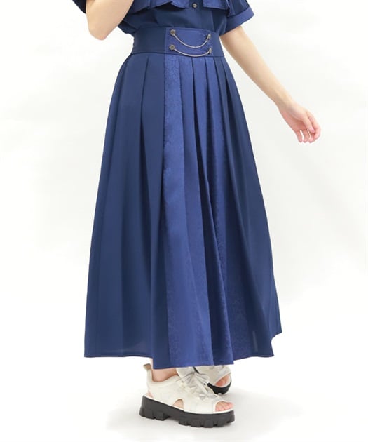 ジャカード×プリーツスカート | axes femme | axes femme online ジャカード×プリーツスカート | axes femme | axes femme online