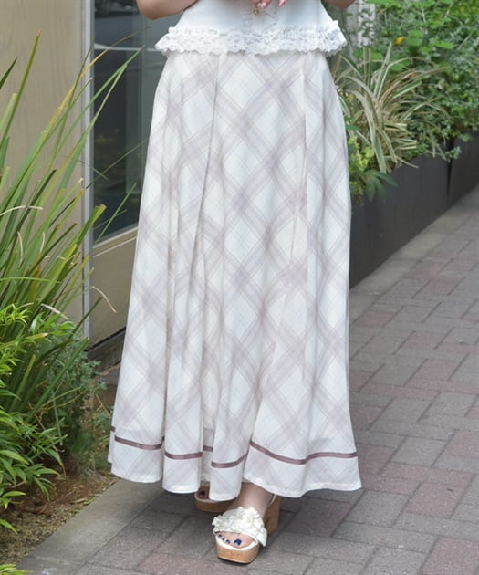 シアーチェックフレアスカート | レディース服・レディース シアーチェックフレアスカート | レディース服・レディース