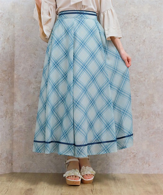 シアーチェックフレアスカート | レディース服・レディース シアーチェックフレアスカート | レディース服・レディース