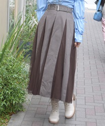 チュール切替スカート【WEB先行販売】(茶-F)