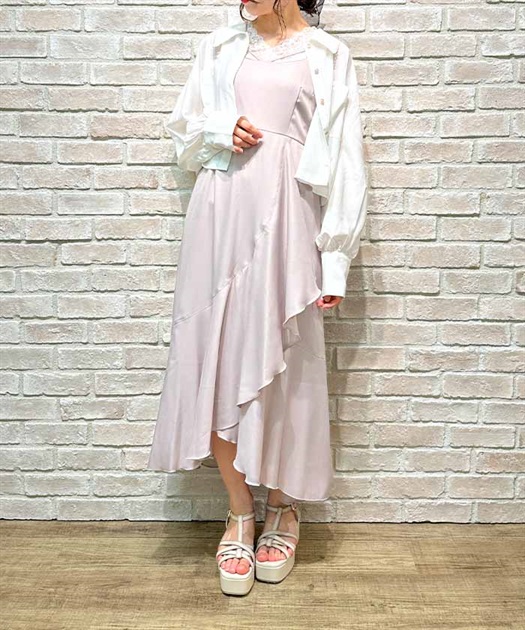 ラッフルフリルキャミワンピース | outlet | axes femme online shop ラッフルフリルキャミワンピース | outlet | axes femme online shop