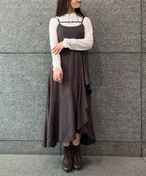 ビット付フリルキャミワンピース | outlet | axes femme online shop ビット付フリルキャミワンピース | outlet | axes femme online shop