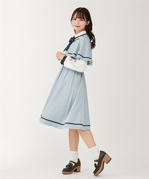 ケープデザインワンピース | 衣料 | axes femme online shop ケープデザインワンピース | 衣料 | axes femme online shop