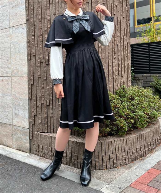 ケープデザインワンピース | 衣料 | axes femme online shop ケープデザインワンピース | 衣料 | axes femme online shop
