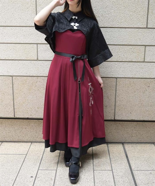 チャイナ風刺繍キャミワンピース | outlet | axes femme online shop チャイナ風刺繍キャミワンピース | outlet | axes femme online shop