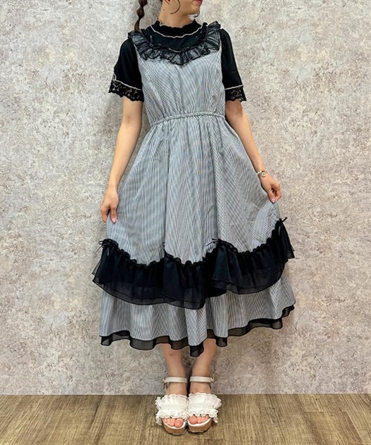 ローズリボンチェックワンピース | レディース服・レディース ローズリボンチェックワンピース | レディース服・レディース