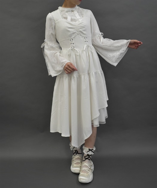 axes femme NOSTALGIE / アンティークフラワーワンピース
