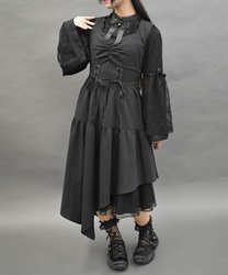 コルセットデザインアシメワンピース | outlet | axes femme コルセットデザインアシメワンピース | outlet | axes femme