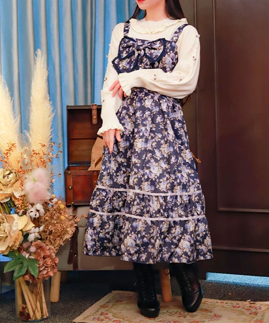 ハッピーバカンス柄ジャンスカ | レディース服・レディース