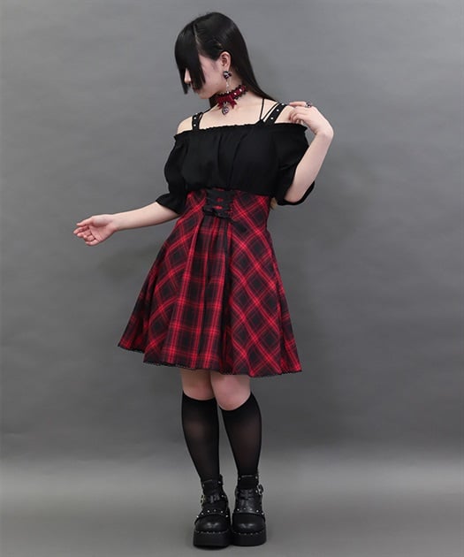 オフショルドッキングワンピース【予約】