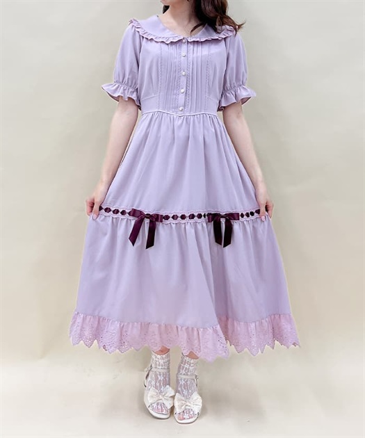 コットンレースデザインワンピース | レディース服・レディース コットンレースデザインワンピース | レディース服・レディース