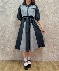 チェック×パッチワークワンピース | axes femme | axes femme チェック×パッチワークワンピース | axes femme | axes femme