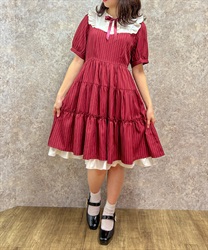 リボンブローチティアードワンピース | 衣料 | axes femme リボンブローチティアードワンピース | 衣料 | axes femme