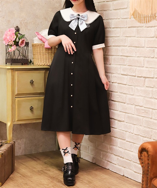 ロゴ刺繍プリーツワンピース【WEB先行販売】 | レディース服 ロゴ刺繍プリーツワンピース【WEB先行販売】 | レディース服