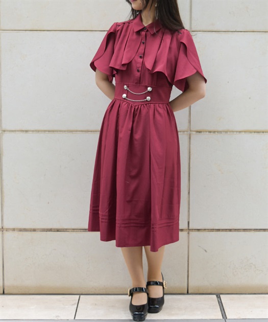 チェーン付ハイウエストワンピース | レディース服・レディース チェーン付ハイウエストワンピース | レディース服・レディース