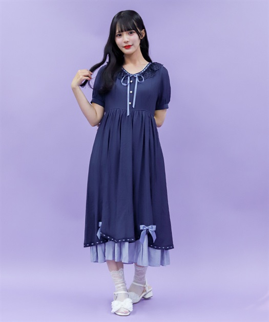 ドーリーフリルロングワンピース | レディース服・レディース ドーリーフリルロングワンピース | レディース服・レディース