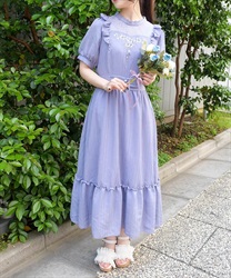 すみれ刺繍ワンピース | レディース服・レディースファッション すみれ刺繍ワンピース | レディース服・レディースファッション